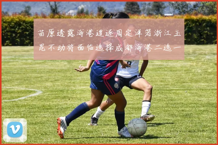 苗原透露海港追逐周定洋若浙江玉昆不动将面临选择成都海港二选一